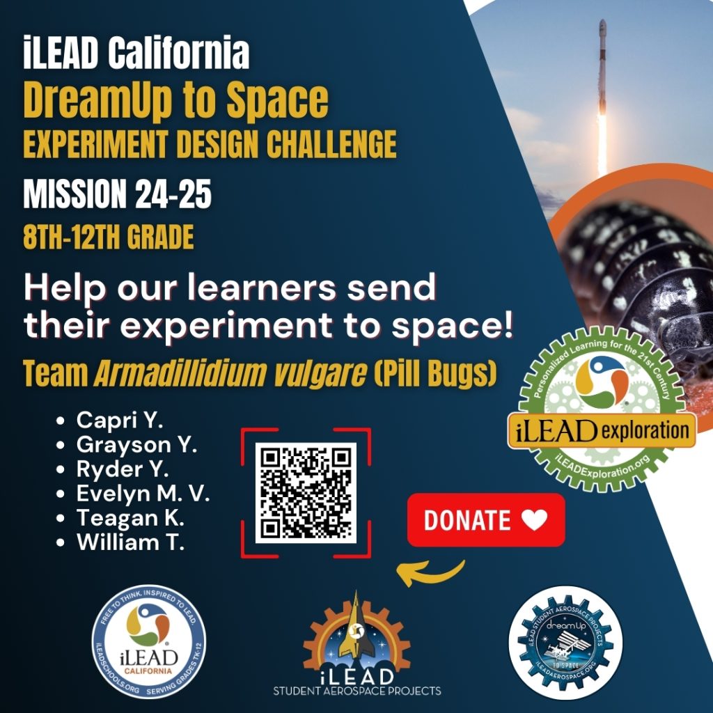 Support iLEAD California DreamUp 8th-12th Grade Team